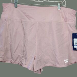 Reebok Harmony Vector Highrise Gym Shorts Women's, Size XXL, Pink NEW